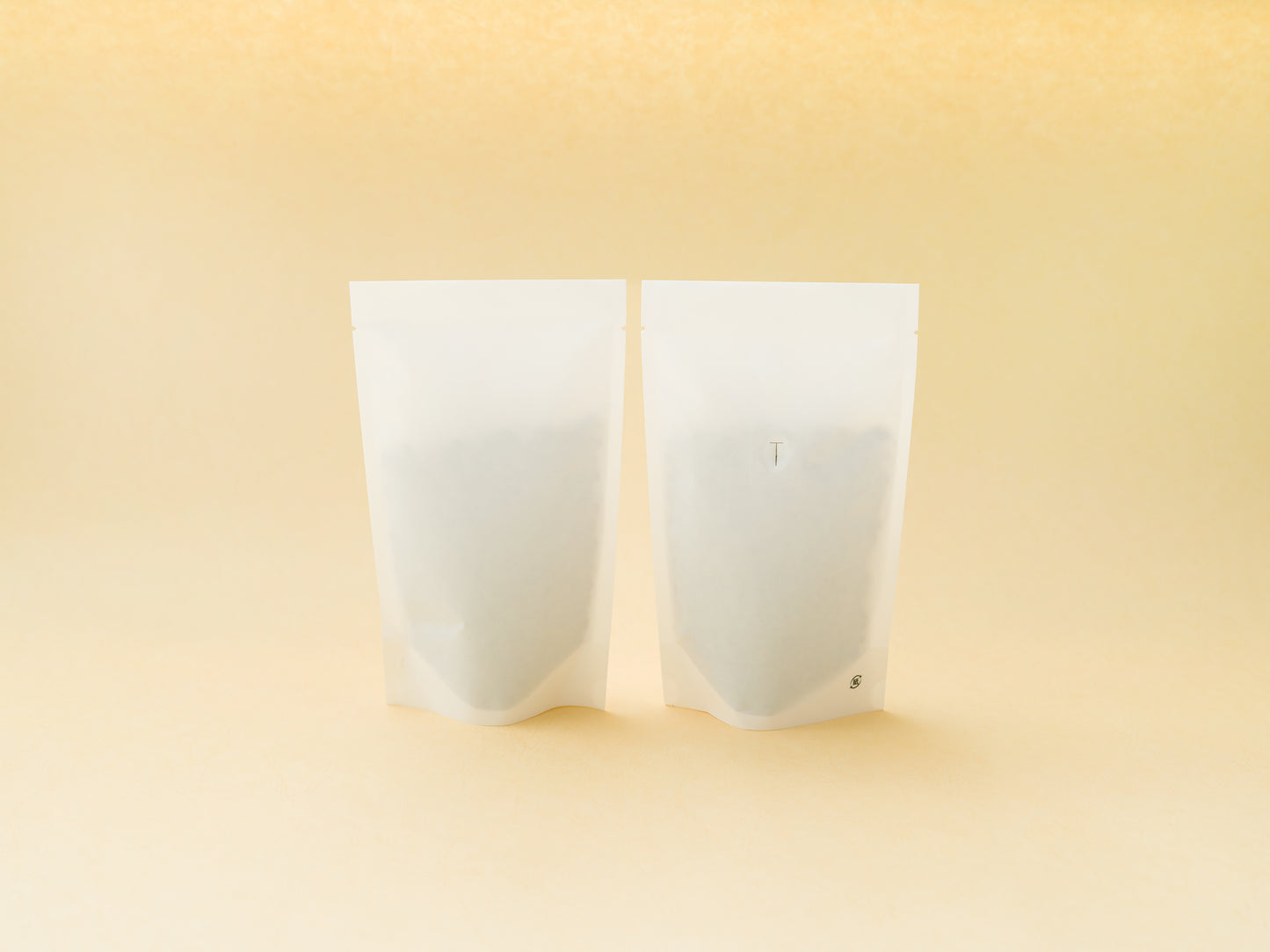 カミエコ® コーヒーパック白 スタンド袋バルブ付