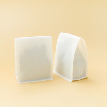 カミエコ® コーヒーパック　白色　フラットボトム袋　バルブ付き