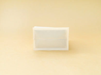 カミエコ® コーヒーパック白　ポケットZIP付き角底袋バルブ付